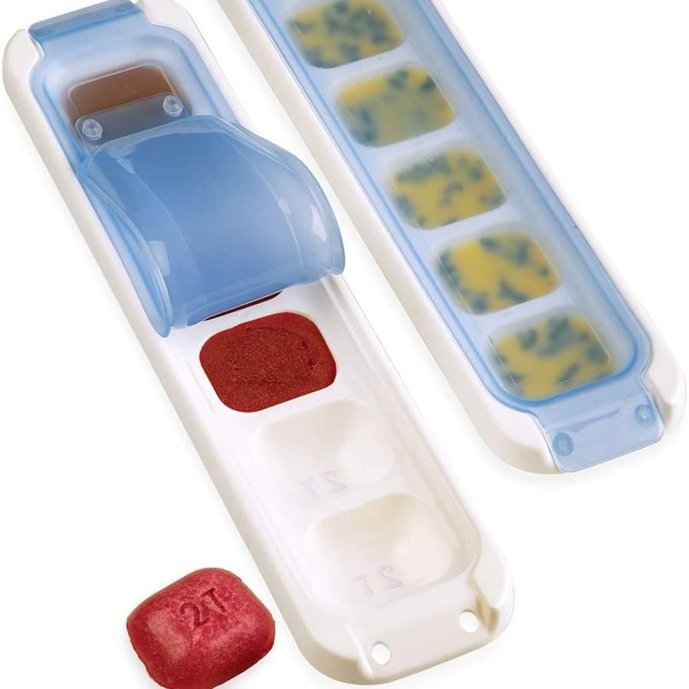 PrepWorks Freezer Pod - 2 TBSP (set of 2), White/Blue